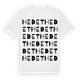 Hedet ordlek t-shirt