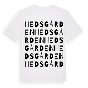 Hedsgården ordlek t-shirt – ekologisk bomull t-shirt från PinShirt