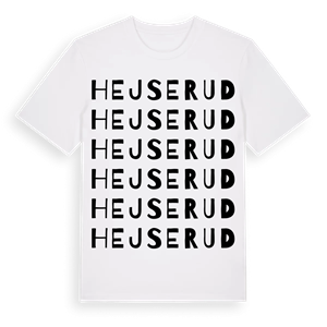 Hejserud ordlek t-shirt – ekologisk bomull t-shirt från PinShirt