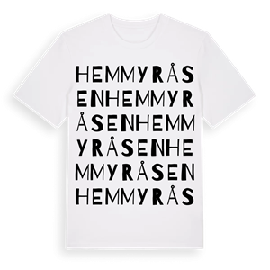 Hemmyråsen ordlek t-shirt – ekologisk bomull t-shirt från PinShirt