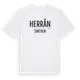 White t-shirt med Herrån i Sverige t-shirt