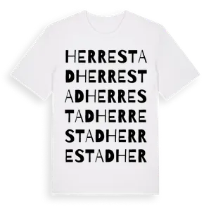 Herrestad ordlek t-shirt – ekologisk bomull t-shirt från Pinshirt
