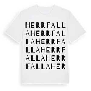Herrfalla ordlek t-shirt – ekologisk bomull t-shirt från PinShirt