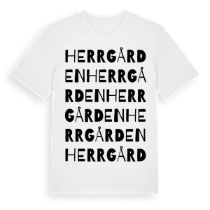 Herrgården ordlek t-shirt – ekologisk bomull t-shirt från Pinshirt