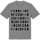 Mid Heather Gray t-shirt med Herrhagen ordlek t-shirt