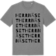 Mid Heather Gray t-shirt med Herrnäset ordlek t-shirt