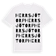Herrsjötorp ordlek t-shirt