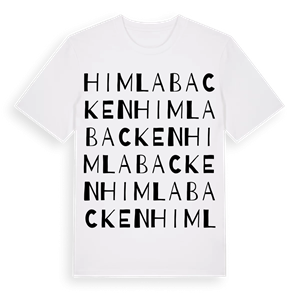 Himlabacken ordlek t-shirt – ekologisk bomull t-shirt från PinShirt