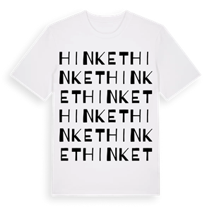 Hinket ordlek t-shirt – ekologisk bomull t-shirt från PinShirt