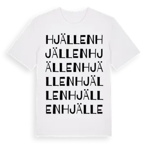 Hjällen ordlek t-shirt – ekologisk bomull t-shirt från Pinshirt