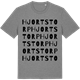 Mid Heather Gray t-shirt med Hjortstorp ordlek t-shirt