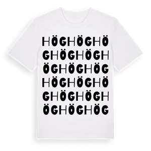 Hög ordlek t-shirt – ekologisk bomull t-shirt från PinShirt
