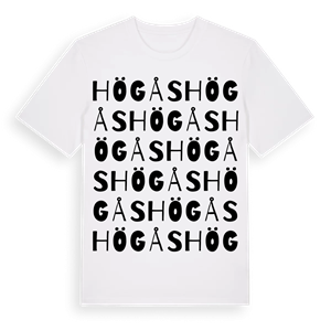 Högås ordlek t-shirt – ekologisk bomull t-shirt från PinShirt