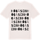 Vintage White t-shirt med Högåsen ordlek t-shirt