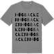 Mid Heather Gray t-shirt med Högbacken ordlek t-shirt