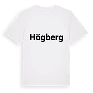 Högberg fetstil t-shirt – ekologisk bomull t-shirt från PinShirt