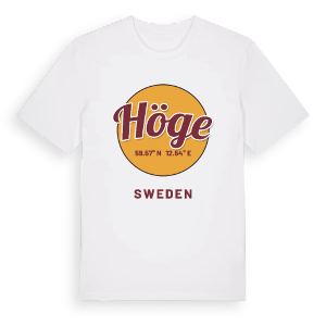 Höge cirkel t-shirt – ekologisk bomull t-shirt från PinShirt