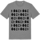 Mid Heather Gray t-shirt med Höge ordlek t-shirt