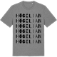 Mid Heather Gray t-shirt med Högelian ordlek t-shirt