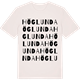 Vintage White t-shirt med Höglunda ordlek t-shirt