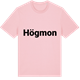 Pink Cotton t-shirt med Högmon fetstil t-shirt