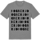 Mid Heather Gray t-shirt med Hognerud ordlek t-shirt