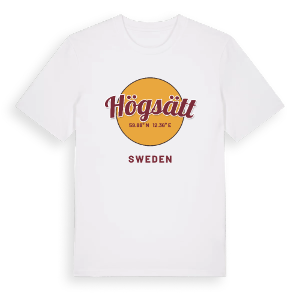 Högsätt cirkel t-shirt – ekologisk bomull t-shirt från PinShirt