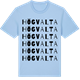 Blue Soul t-shirt med Högvalta ordlek t-shirt