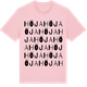 Pink Cotton t-shirt med Höja ordlek t-shirt