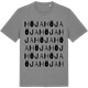 Mid Heather Gray t-shirt med Höja ordlek t-shirt