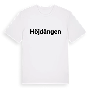 Höjdängen fetstil t-shirt – ekologisk bomull t-shirt från PinShirt