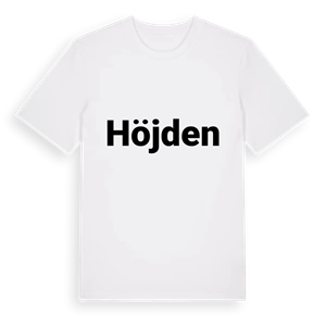 Höjden fetstil t-shirt – ekologisk bomull t-shirt från PinShirt