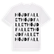 Höjdfallet ordlek t-shirt