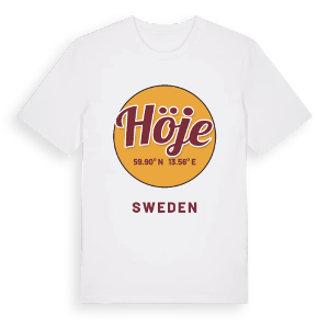 Höje cirkel t-shirt – ekologisk bomull t-shirt från PinShirt