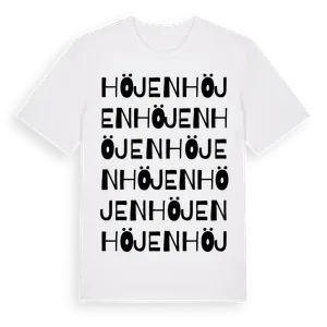 Höjen ordlek t-shirt – ekologisk bomull t-shirt från Pinshirt