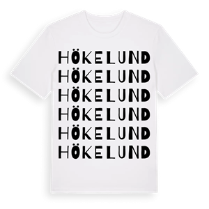 Hökelund ordlek t-shirt – ekologisk bomull t-shirt från PinShirt