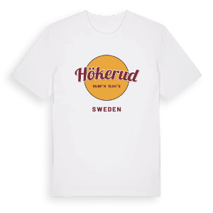 Hökerud cirkel t-shirt – ekologisk bomull t-shirt från PinShirt