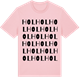 Pink Cotton t-shirt med Hol ordlek t-shirt