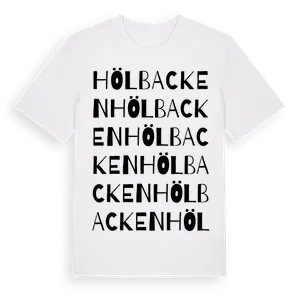 Hölbacken ordlek t-shirt – ekologisk bomull t-shirt från Pinshirt