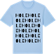 Blue Soul t-shirt med Hole ordlek t-shirt