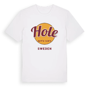 Hole cirkel t-shirt – ekologisk bomull t-shirt från PinShirt