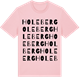 Pink Cotton t-shirt med Holeberg ordlek t-shirt