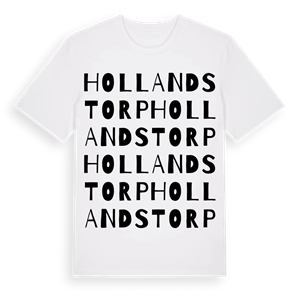 Hollandstorp ordlek t-shirt – ekologisk bomull t-shirt från PinShirt