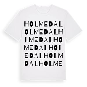 Holmedal ordlek t-shirt – ekologisk bomull t-shirt från PinShirt
