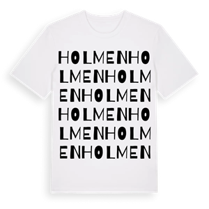 Holmen ordlek t-shirt – ekologisk bomull t-shirt från PinShirt