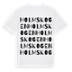 Holmskogen ordlek t-shirt