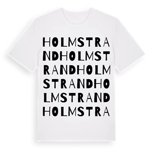 Holmstrand ordlek t-shirt – ekologisk bomull t-shirt från PinShirt