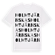 Holmtjärnskas ordlek t-shirt