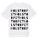 Holstorpet ordlek t-shirt