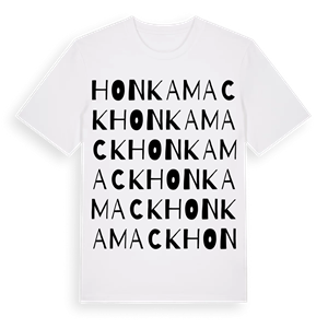 Honkamack ordlek t-shirt – ekologisk bomull t-shirt från PinShirt